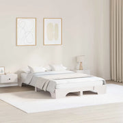 Struttura del letto Bianco 120 x 200 cm Pino massello 872864