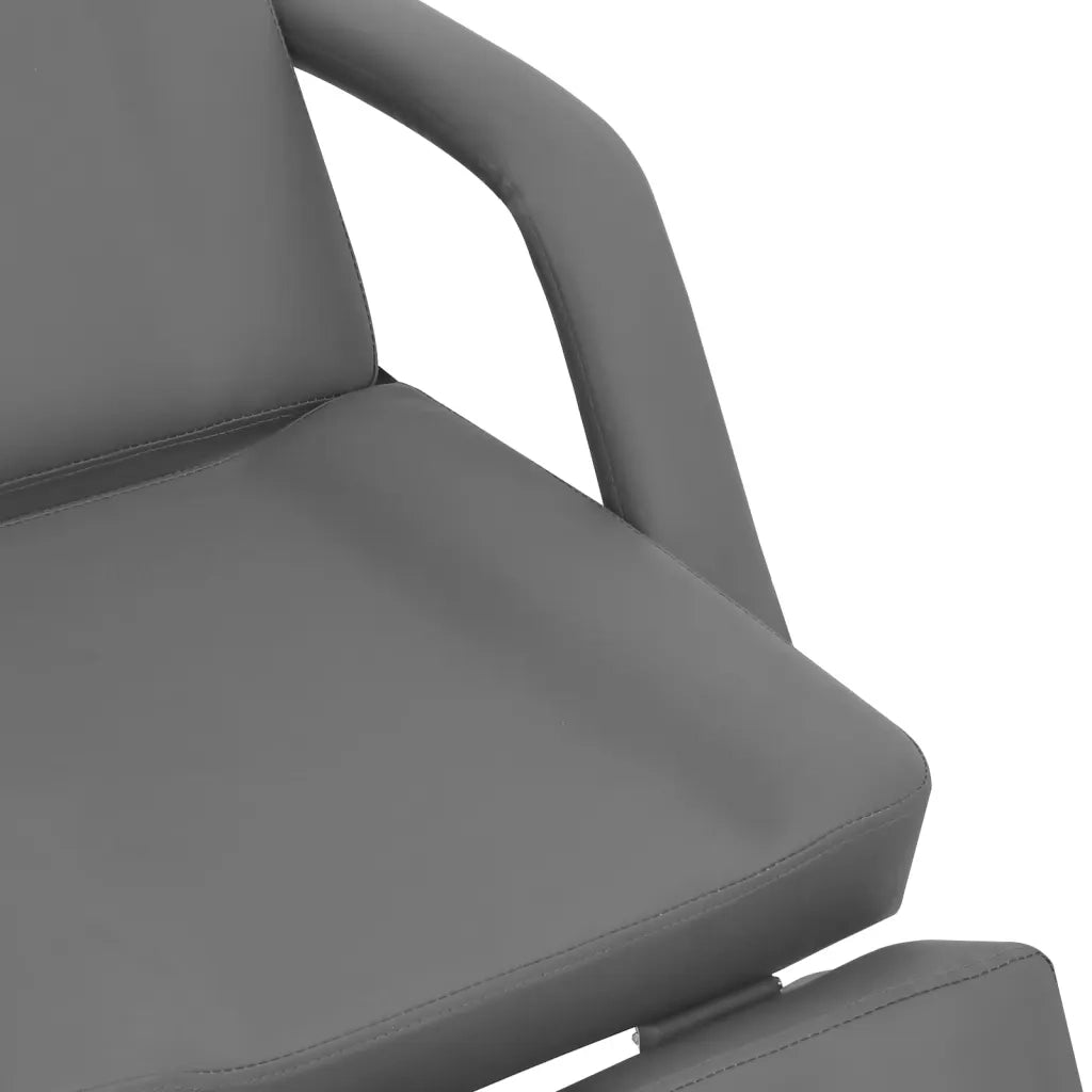 Poltrona da Estetista in Similpelle Grigia 180x62x78 cm 110269