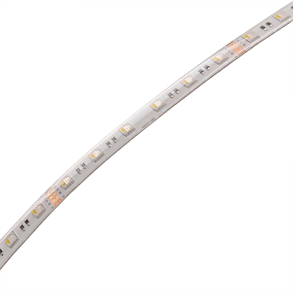 Kit striscia LED 5m 24V RGB+4000K IP65 Polux telecomando RF