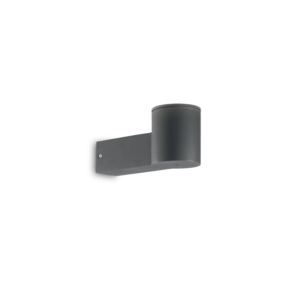 Applique Moderna Clio Alluminio Antracite 1 Luce E27