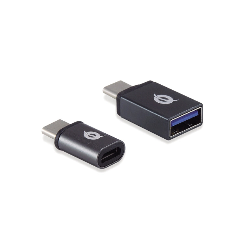 CONCEPTRONIC DONN04G - ADATTATORE USB-C (M) / USB A 3.0 (F) + USB-C (M) / MICRO USB (F)