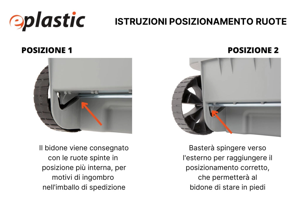 Bidone per Rifiuti 80 l Colore Verde