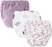 Set di 3 pezzi di biancheria intima per bambini - Pantaloncini di cotone per bambini - Abitini di plastica per bambini per l'addestramento - Dischetti per bambini - Adatti per bambini di 12-18 kg
