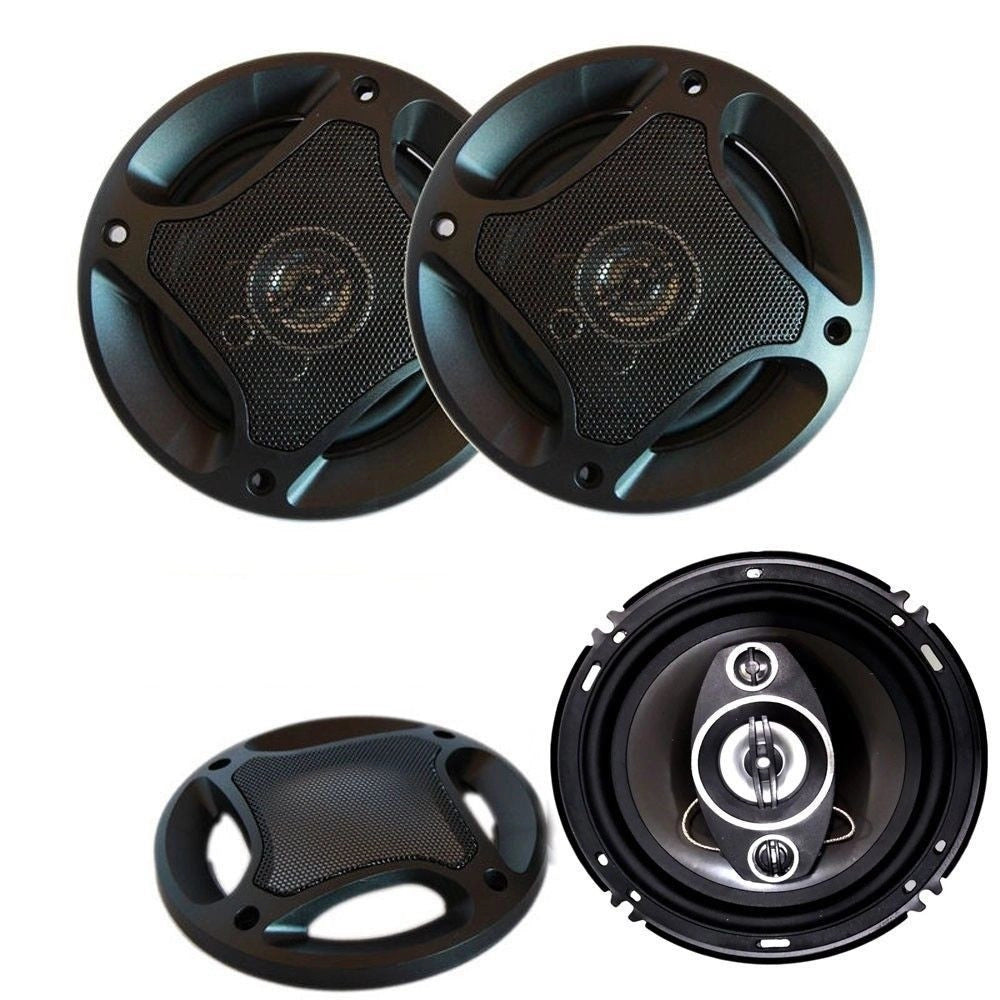 Trade Shop - Coppia Casse Auto Altoparlanti 16 Cm 2 Vie 500 W Watt Speaker Ts1672 Coaxial -