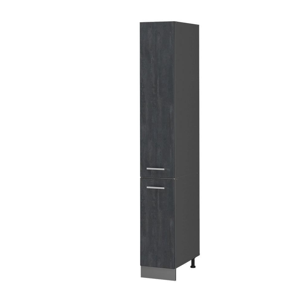 Vicco Armadio da farmacia Calcestruzzo nero 30 cm