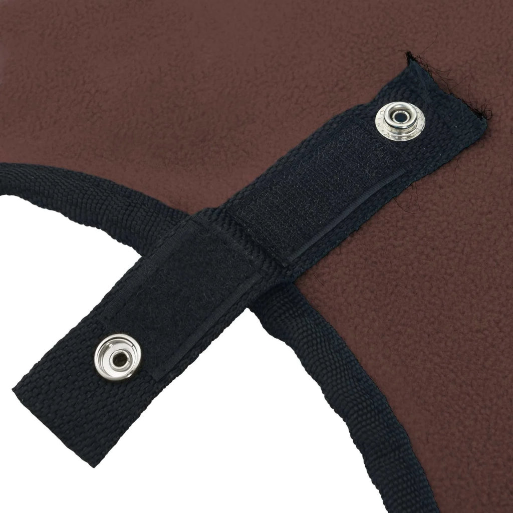 Coperta per Cavalli Marrone Scuro Completo 155 cm Poliestere CFW4082358