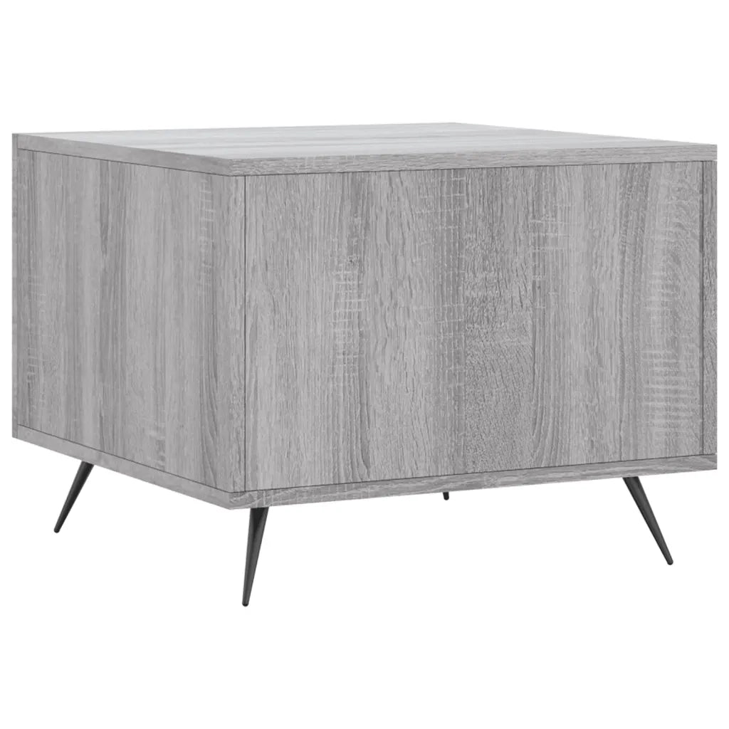Tavolini Salotto 2pz Grigio Sonoma 50x50x40cm Legno Multistrato 829345