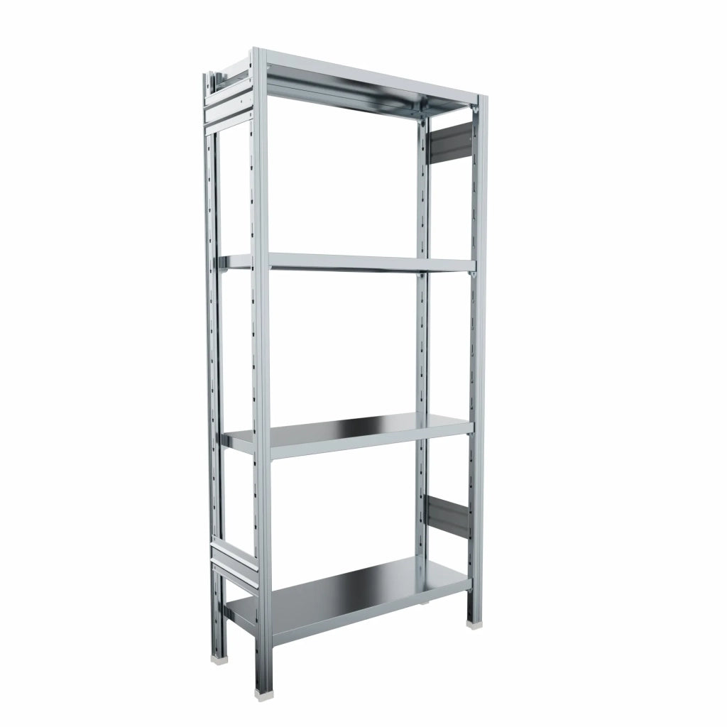 Scaffalatura in metallo da magazzino Zincata cm. 100x70x180h