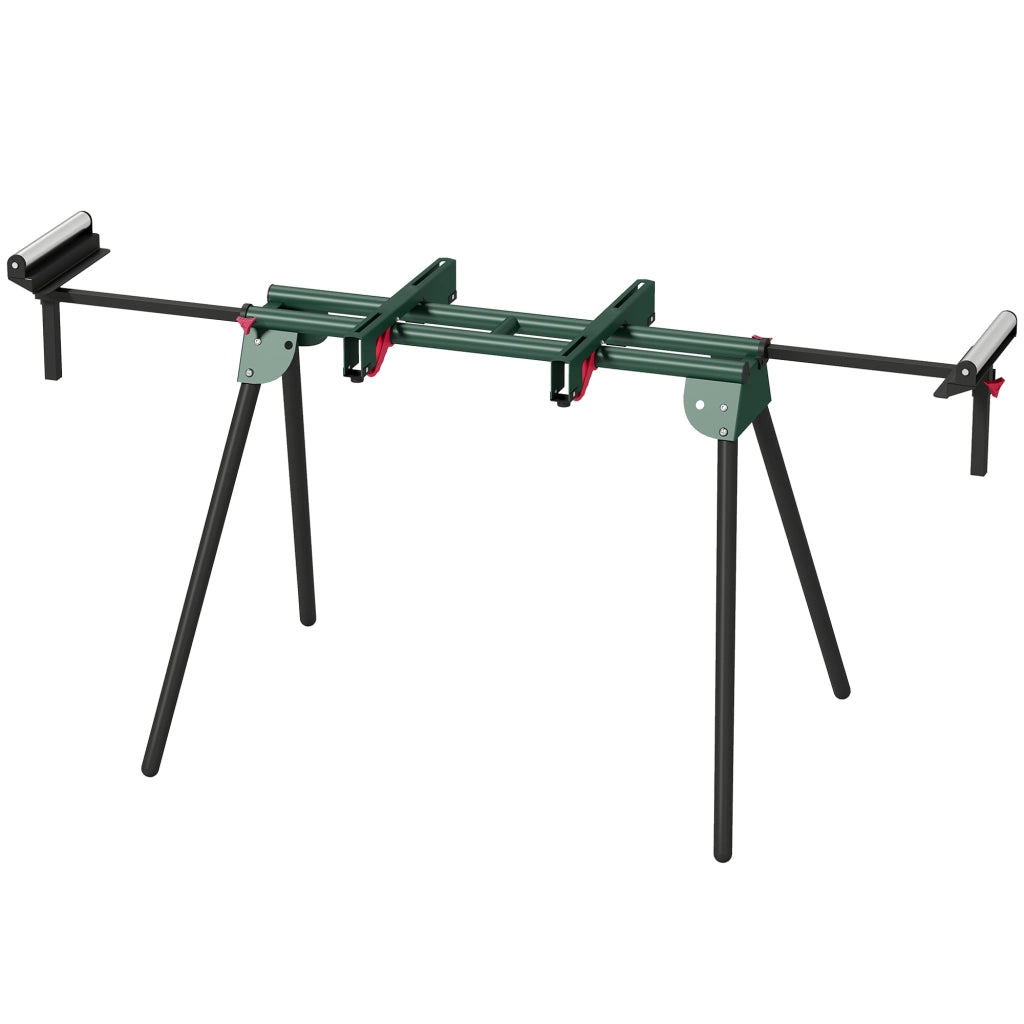 Supporto per Troncatrice Regolabile ¨C Xylo ¨C Gambe Pieghevoli, Capacit¨¤ 150 kg, Verde
