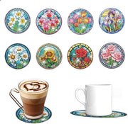 8 pezzi di Diamond Painting supporti fiori, supporti per Diamond Painting, supporti 5D Diamond Painting per bicchieri, calici da vino, vasi e cucina da casa