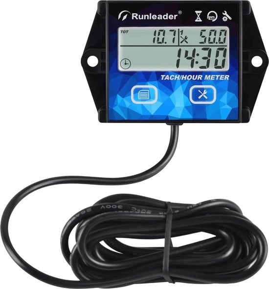 Tachimetro LCD Digitale con Ricordo di Manutenzione per Motoseghe e Generatori