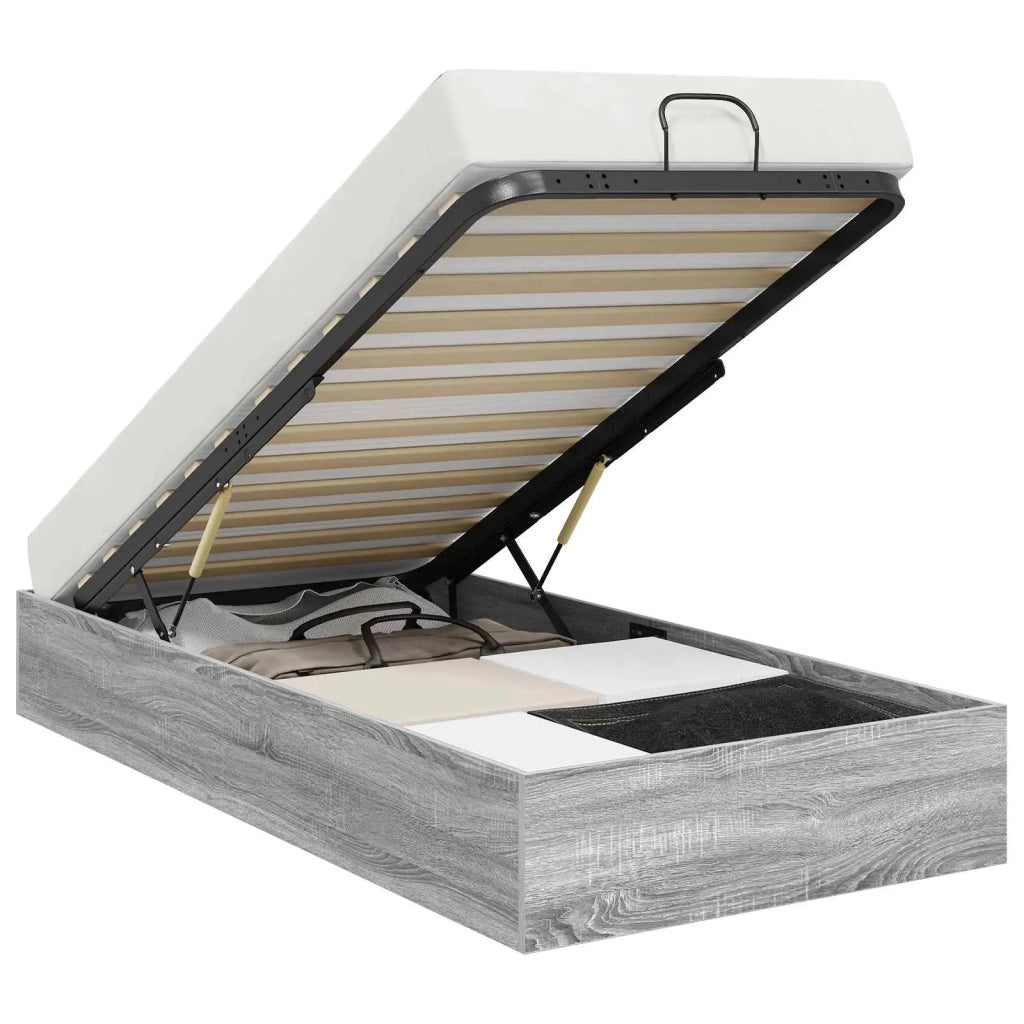 Letto ottomano Sonoma grigia 193 x 75,5 x 25 cm 3409306