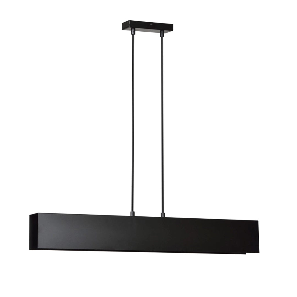 Lampada a sospensione Emibig Gentor nera 3xE27 100cm