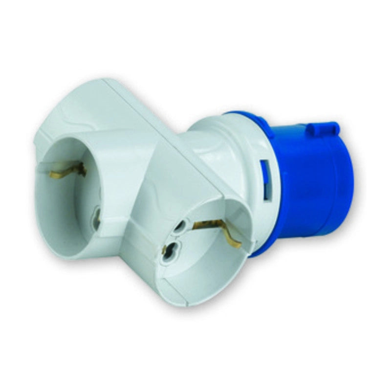 ROSI 1879 ADATTATORE INDUSTRIALE 3P SCHUKO IP20- 1,0 pz