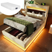letto imbottito lino beige 90 x 200 cm