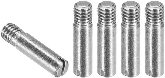 Set di 5 viti a testa cilindrica M6 x 25 mm in acciaio inossidabile per posizionamento di mobili e cassetti