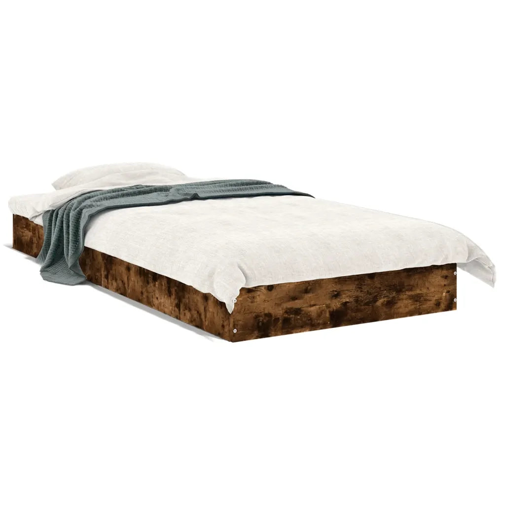 Giroletto senza Materasso Rovere Fumo 75x190 cm in Truciolato 842081