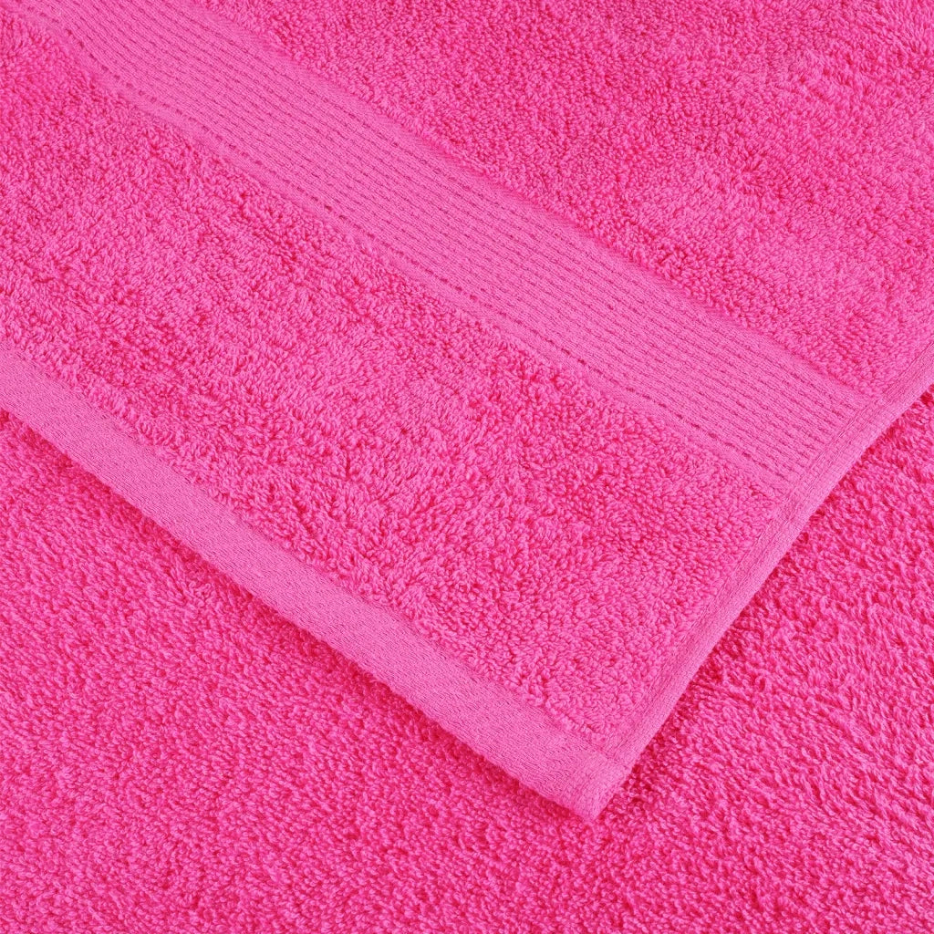 Asciugamani da Doccia SOLUND 4 pz Rosa 70x140 cm 600 g/m² 137525