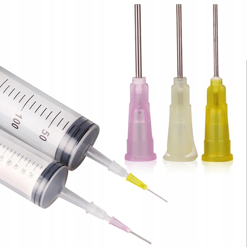 Ago Dosatore Dritto 23G 0,33mm Blu – Precisione nel Dosaggio | Diametro Interno 0,33mm, Esterno 0,63mm, Lunghezza 30mm
