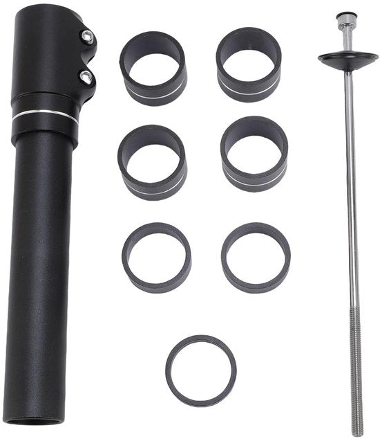 Alzavamento del Manubrio 210 mm Regolabile - Alta Durata Alluminio - Presa Antiscivolo - Leggero - Installazione Stabile - Adatto per Biciclette da Mountain Bike - Alzatore del Manubrio