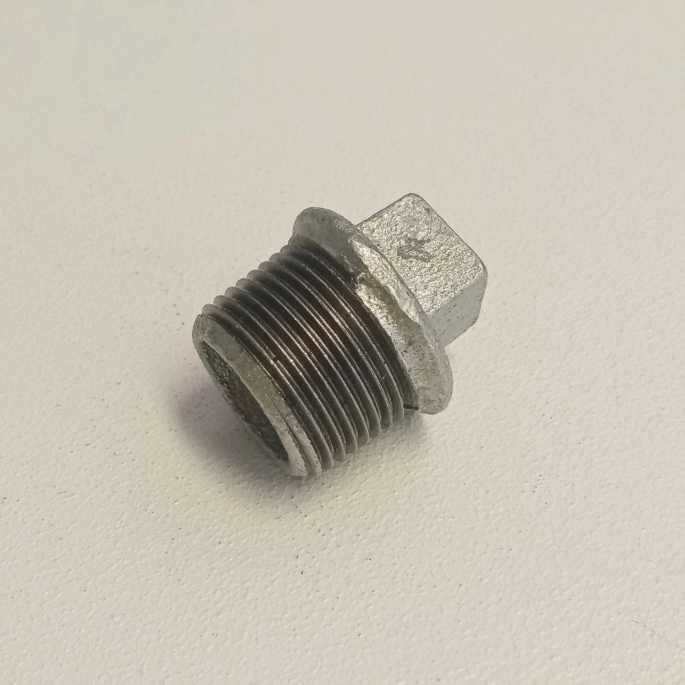 Raccordo m 1''+1/4 tappo di ghisa zincata malleabile