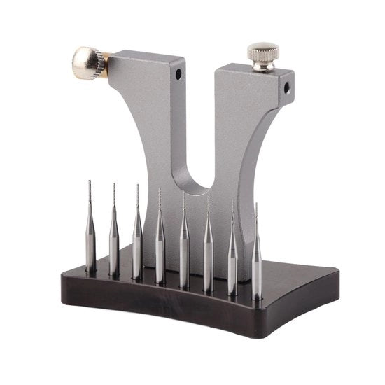 Set di estrattori a vite a 8 giri - Strumento per rimuovere viti danneggiate - Riparazione orologeria - Utilizzo professionale - Utile strumento di riparazione - Strumenti orologeria
