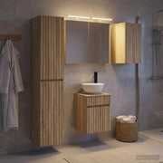 Set di Armadi da Bagno 5 pz Rovere Sonoma Legno ingegnerizzato 3407337