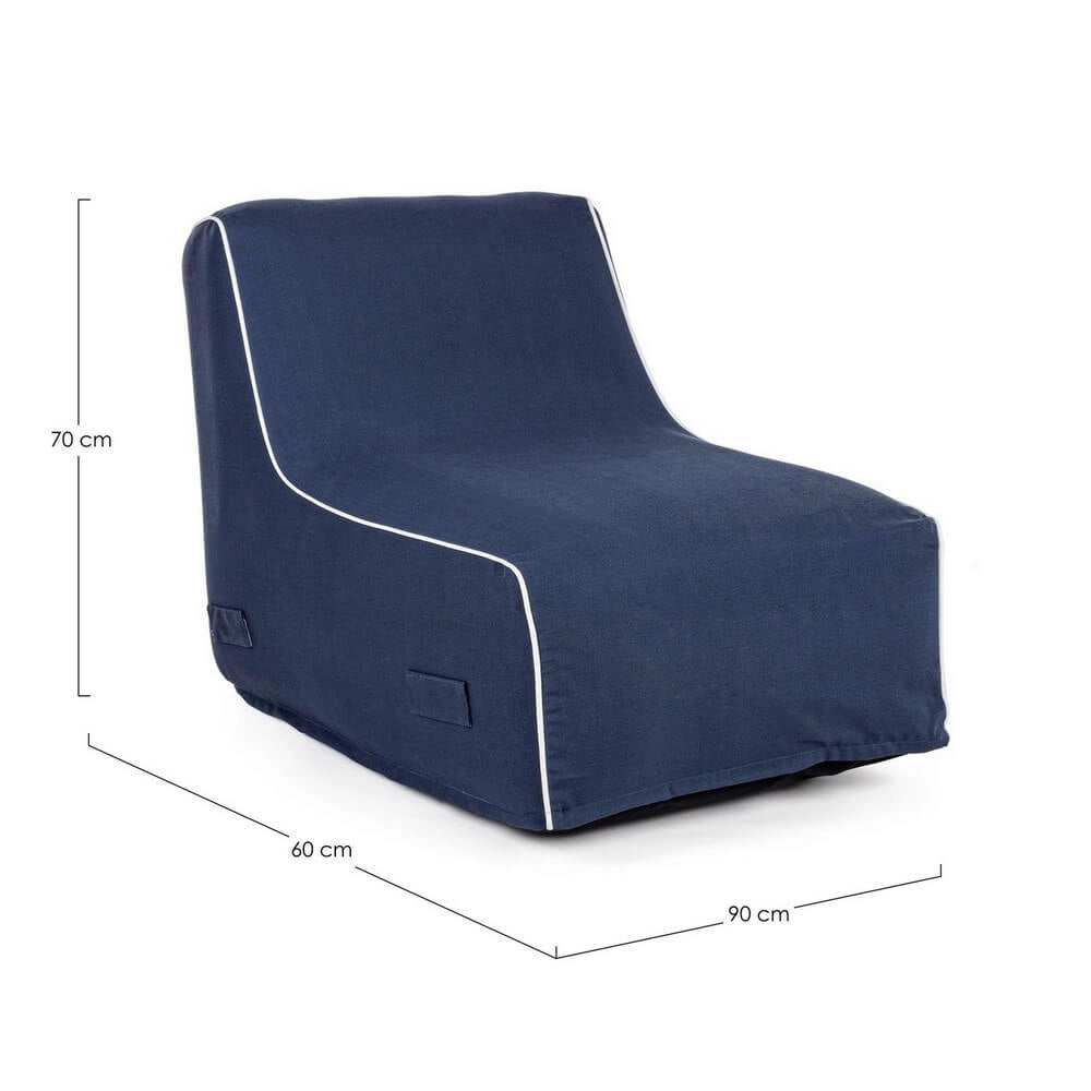 Chaise Longue Gonfiabile da Esterno in Tessuto Idrorepellente - DIVA