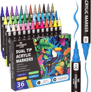 Acquaragia a Doppia Punta - 36 Colori per Progetti Creativi