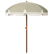 Ombrellone da Giardino con Frange ¨C Minimal ¨C Verde ?190x210 cm