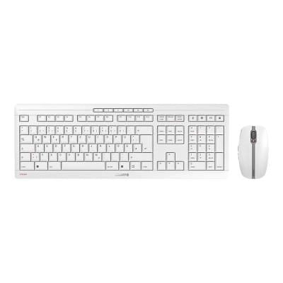 Cherry stream desktop recharge tastiera mouse incluso universale rf wireless qwertz tedesco grigio - 149535