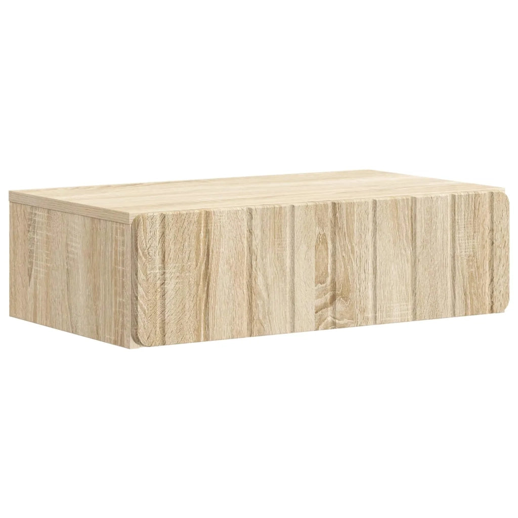Tavolino da Parete Laterale | Tavolo laterale | Tavolino Rovere Sonoma 59 x 34,5 x 17 cm
