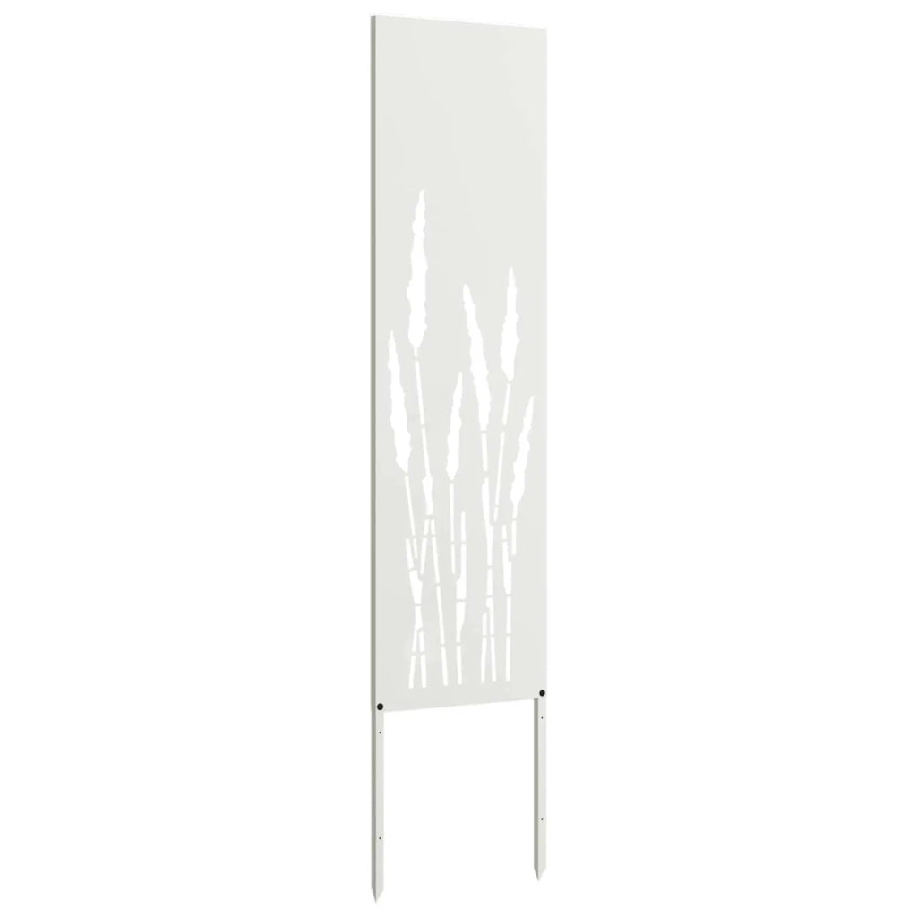 Schermo per privacy in giardino Traforo Bianco 32 x 140 cm 876239