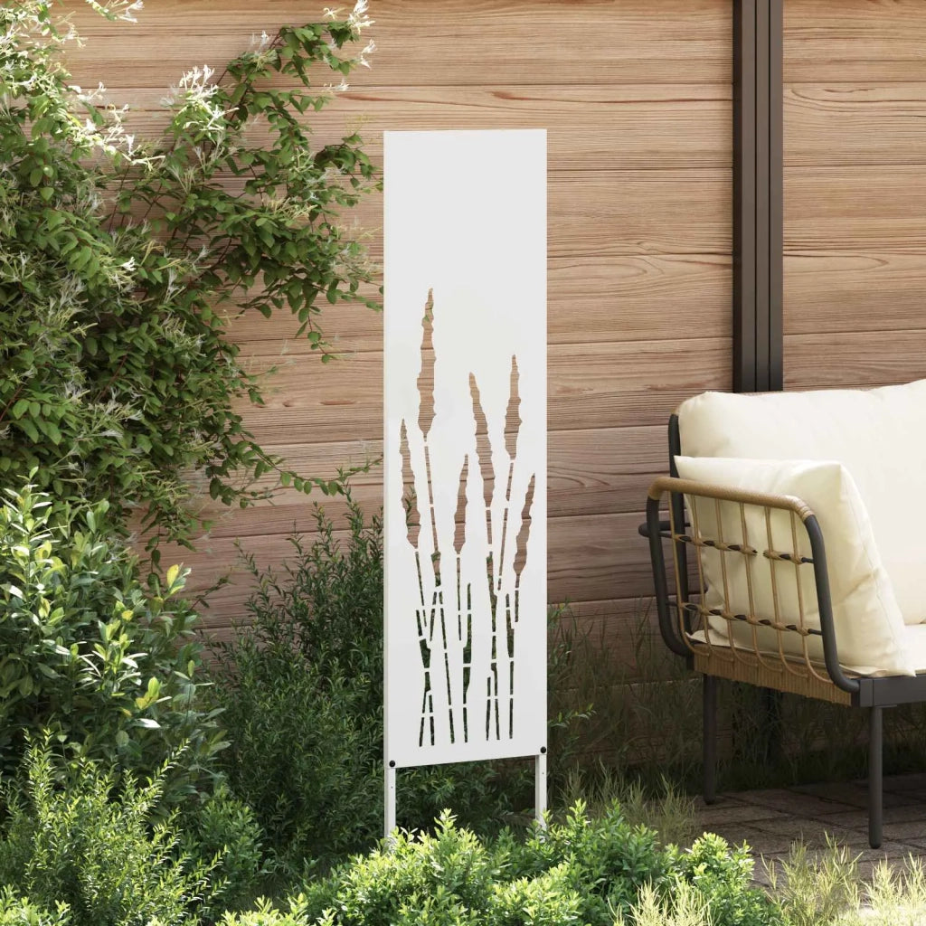 Schermo per privacy in giardino Traforo Bianco 32 x 140 cm 876239