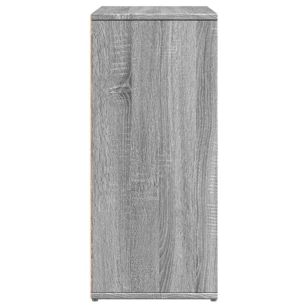 Credenze 2 pz Grigio Sonoma 60x31x70 cm in Legno Multistrato