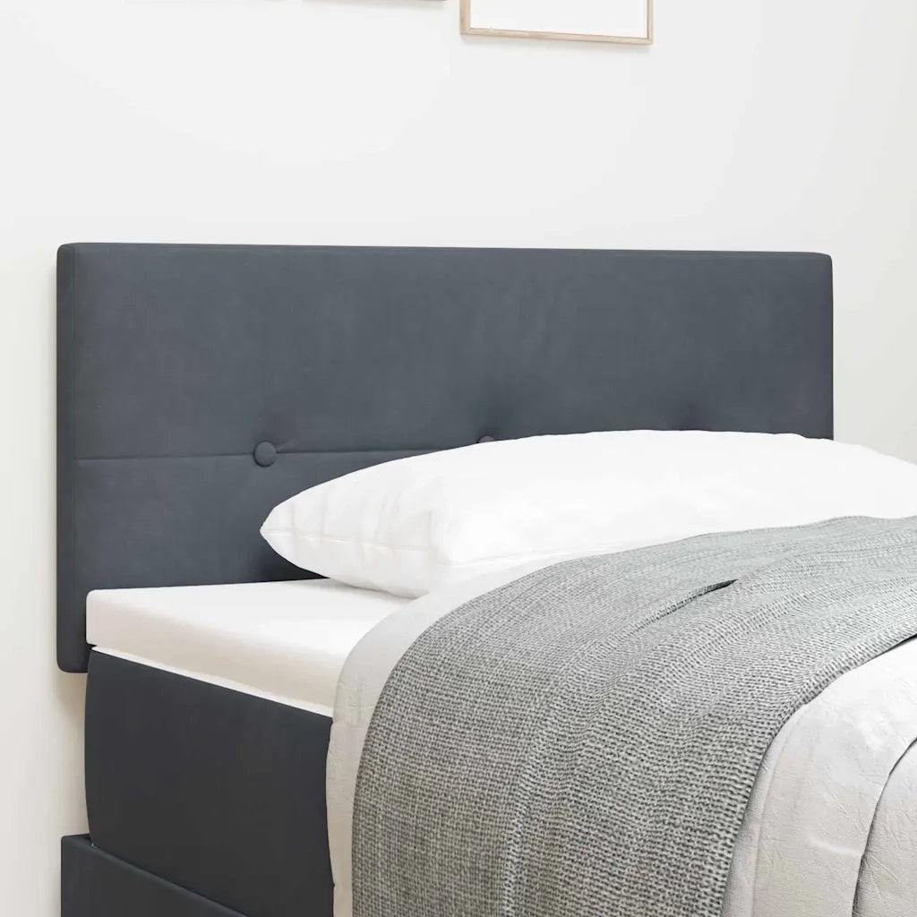 Testiera | Testata LED con strisce LED Grigio 100 cm Velluto