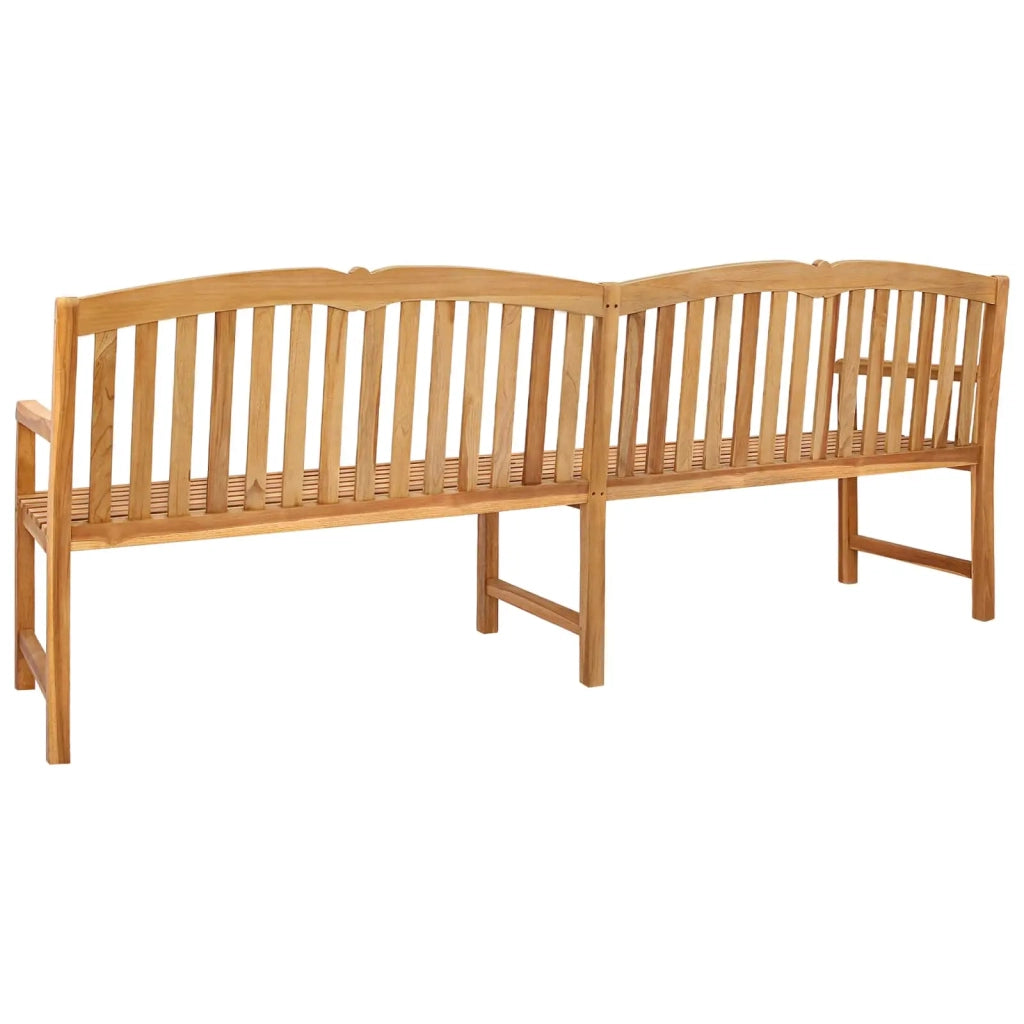 Panchina in legno intagliata a mano Naturale 228 x 61 x 94,5 cm 42030023
