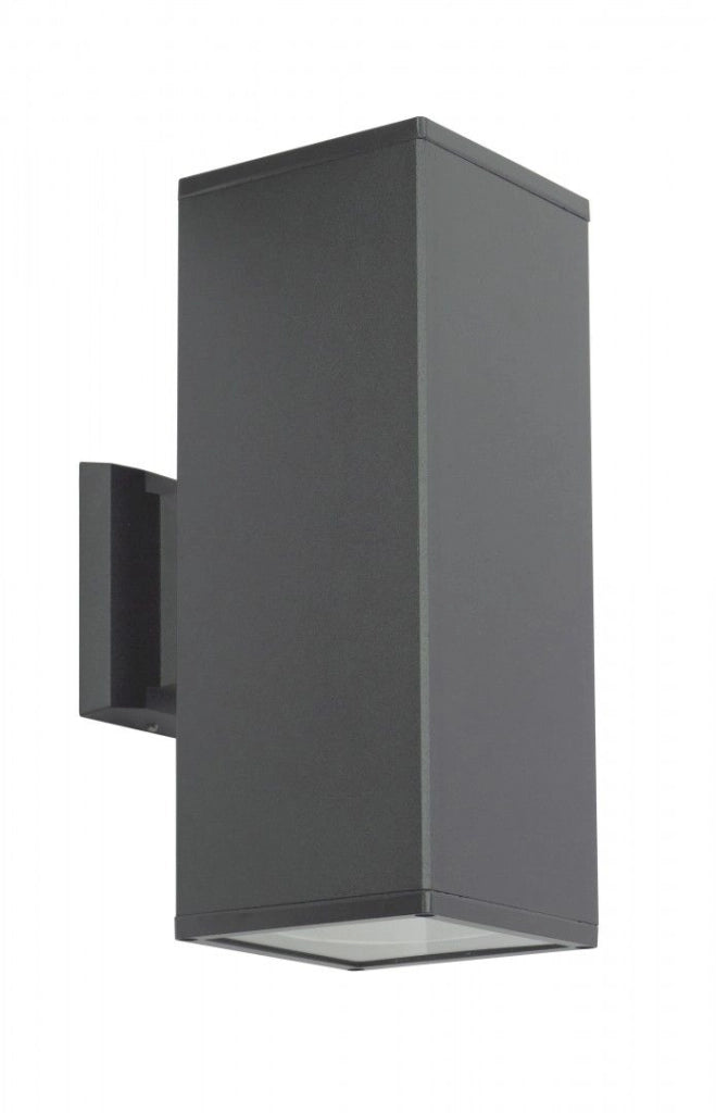 Applique esterno 30x12cm 2xE27 grigio scuro IP54 SU-MA