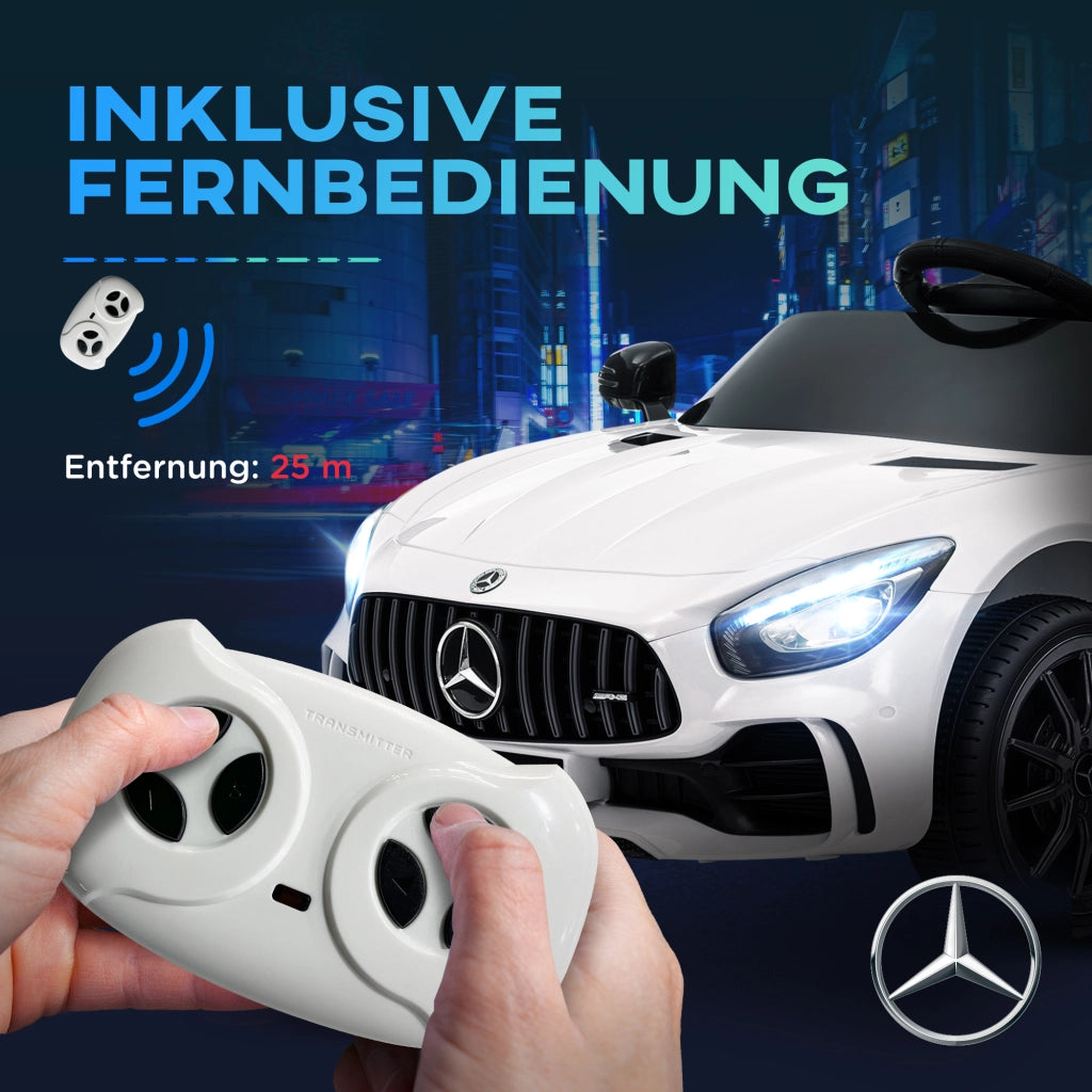 Auto Elettrica per Bambini Mercedes ¨C Xylo ¨C Bianco con Telecomando Luce e Musica