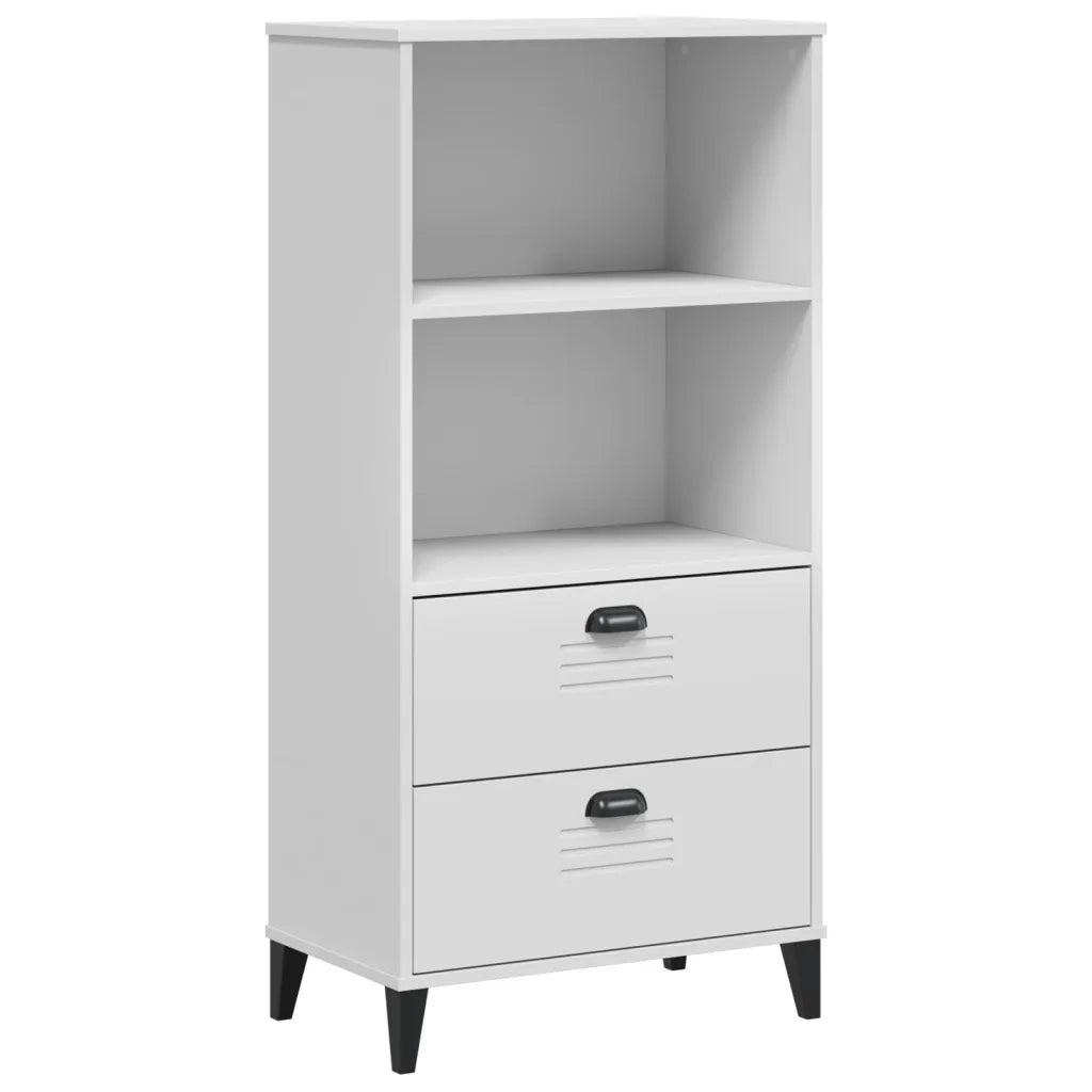 Libreria VIKEN Bianca 60x35x123 cm in Legno Multistrato 374947
