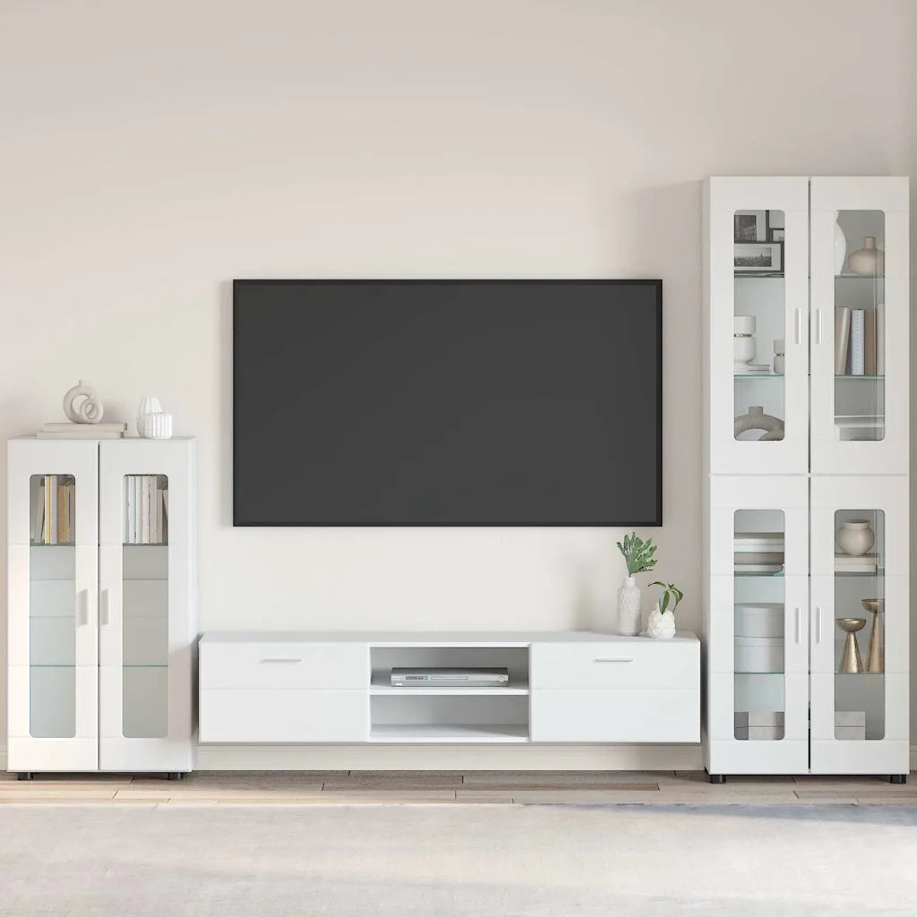 Credenza FLORIN Bianco 55,5 x 29 x 100 cm Legno multistrato 880251