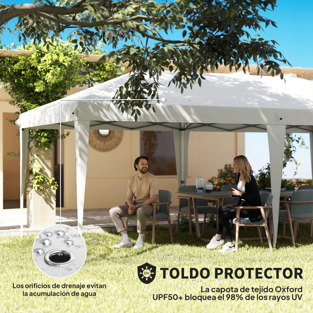 Carpa Pieghevole ¨C Minimal ¨C Bianco 5.85x2.95x2.7 m