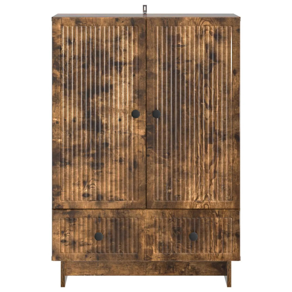 Credenza | Madia | Buffet da pranzo | Armadio da pranzo Quercia Affumicata 66 x 34,5 x 95 cm
