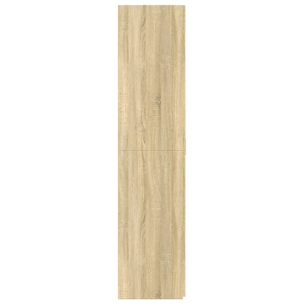 Credenza Rovere Sonoma 80x42,5x185 cm in Legno Ingegnerizzato