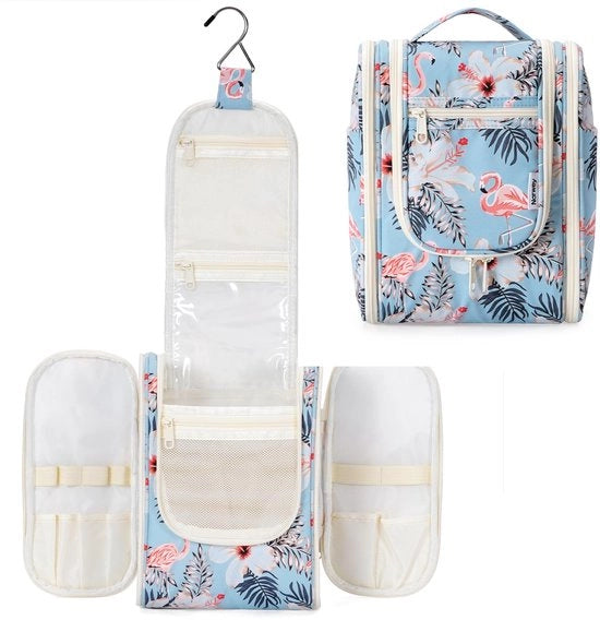 Toilette per Donne e Uomini - Toilette da Appendere per Bambini e Uomini - Toilette per Ragazze e Donne (Aqua Flamingo (Piccola))
