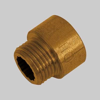 PROLUNGA OTTONE GIALLO - 3/8 x 40 - 10 pezzi - MADE IN ITALY