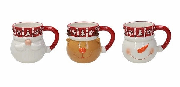 1 Pezzo Tazzone Tazza Latte Natale Dear Santa 420 cc 3 Modelli