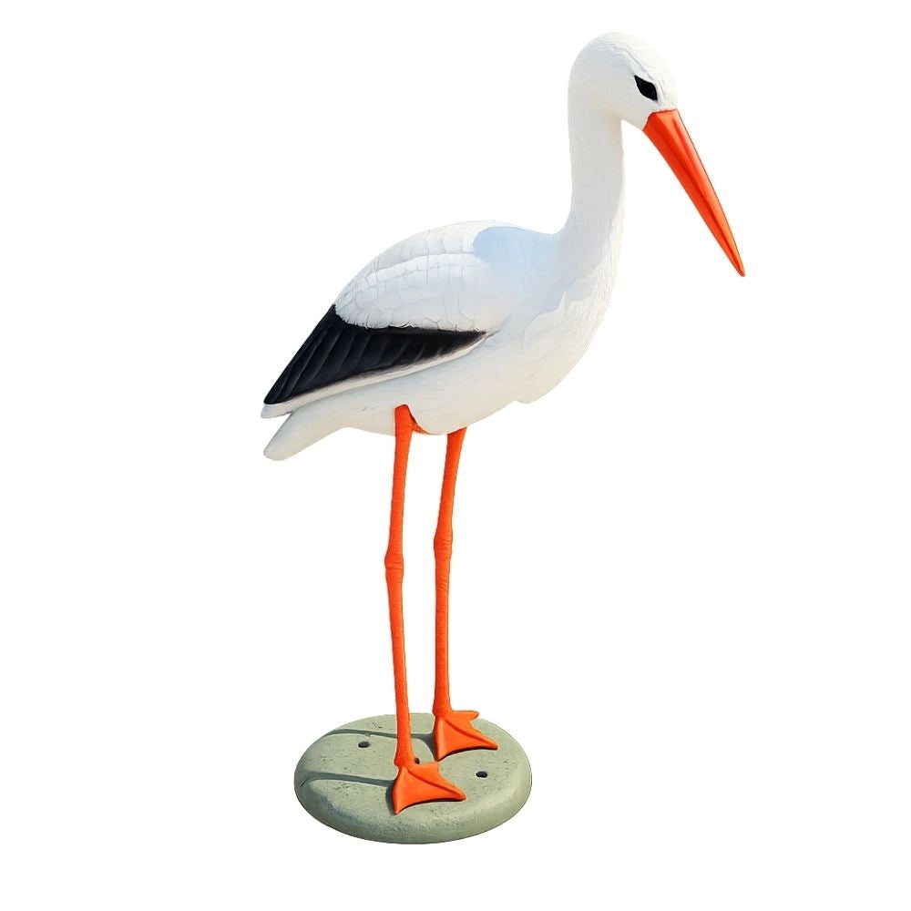 Cicogna decorazione per laghetti e giardini altezza 86 cm