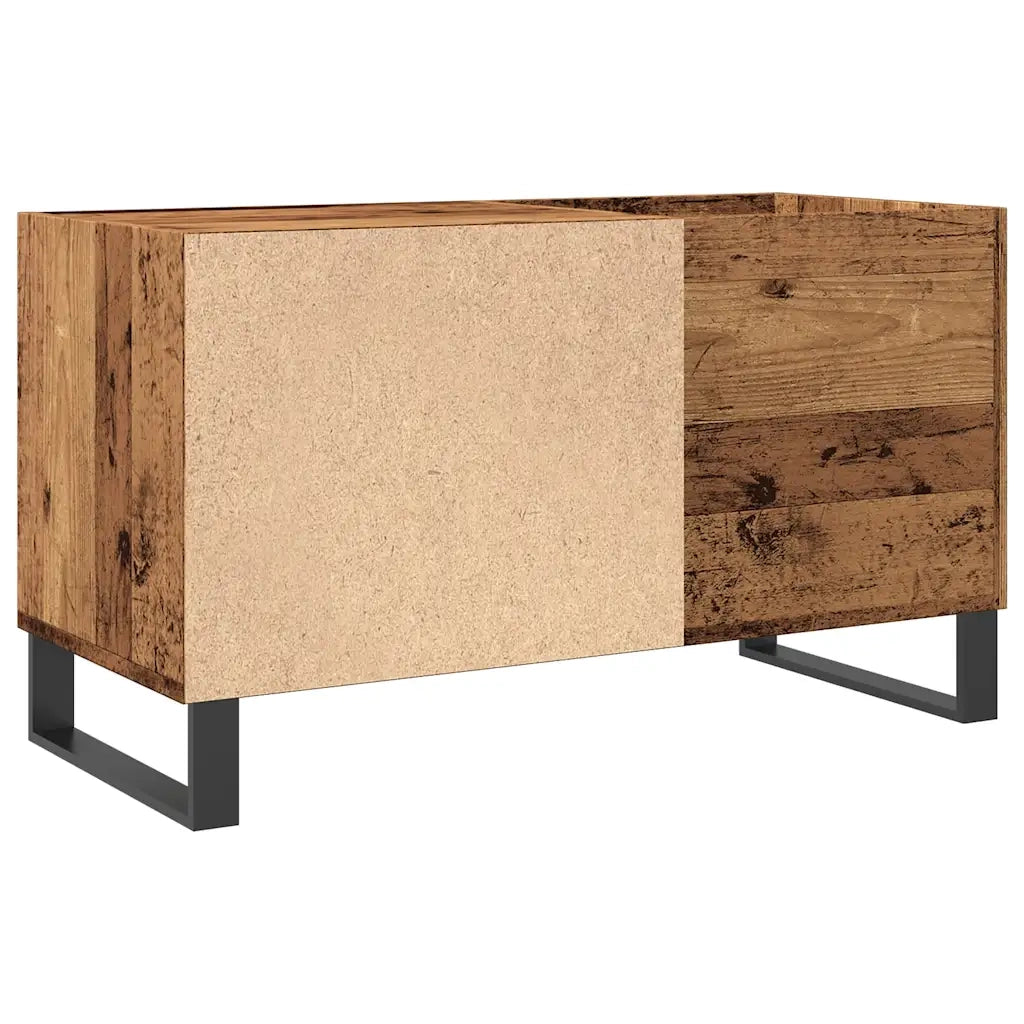 Mobile Porta Dischi Legno Antico 84,5x38x48cm Legno Multistrato CFW4115031