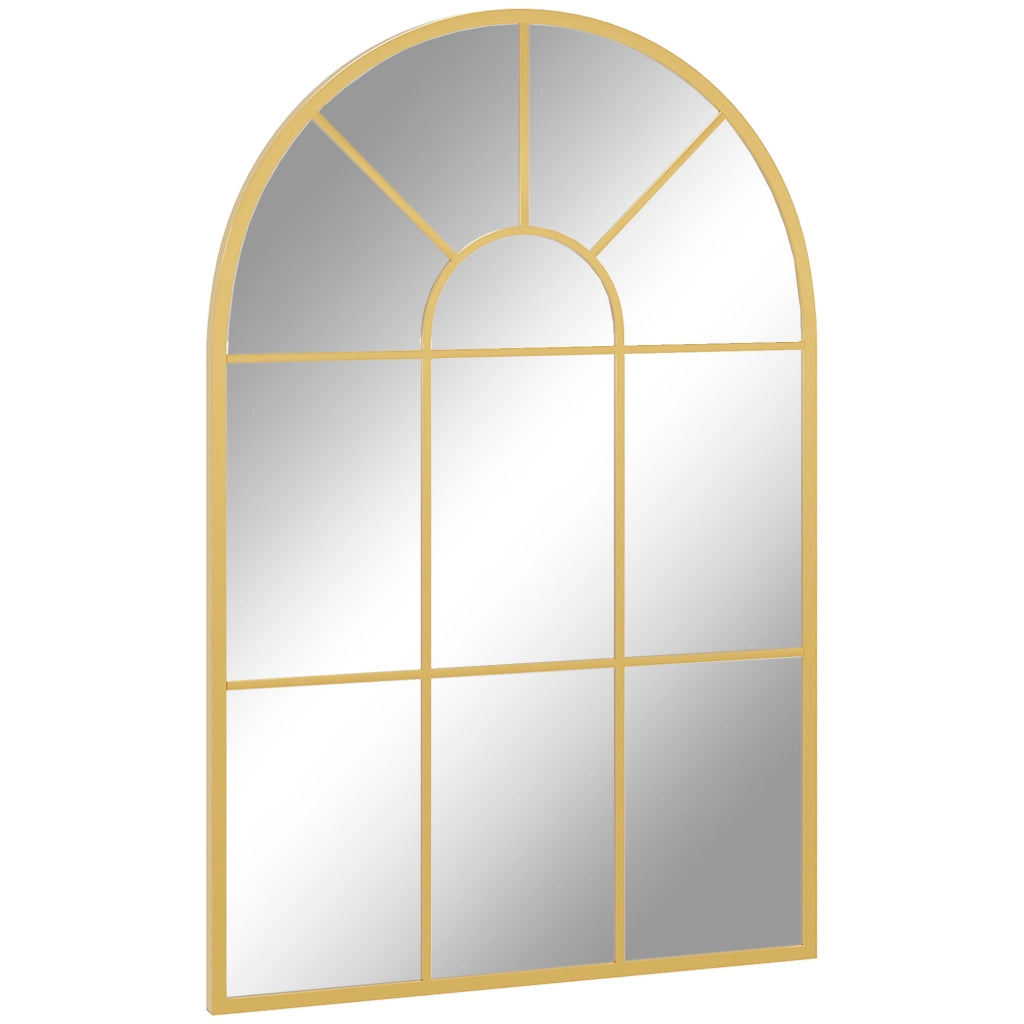 Specchio per Muro Finestra ¨C Minimal ¨C Dorato 91x60 cm